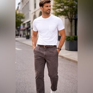 Walls Mens Lined Canvas Pants 38x32 Brown Zero Zone Thinsulate Insulation